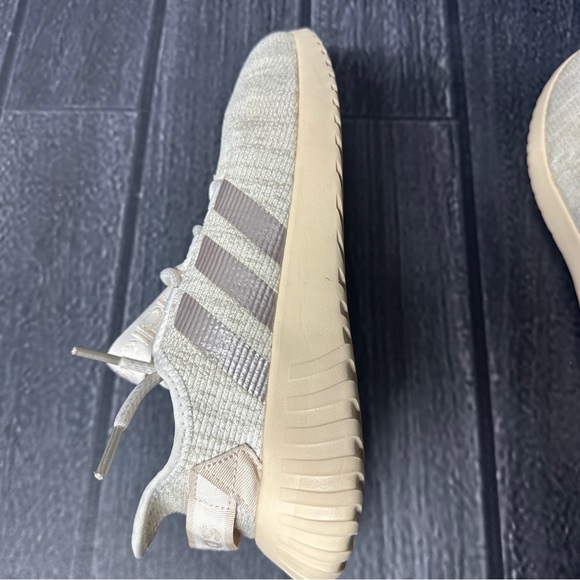 Adidas Cloudfoam Running Shoes HWI 28Y001 Size 8 Women’s Off White/silver - Picture 8 of 11